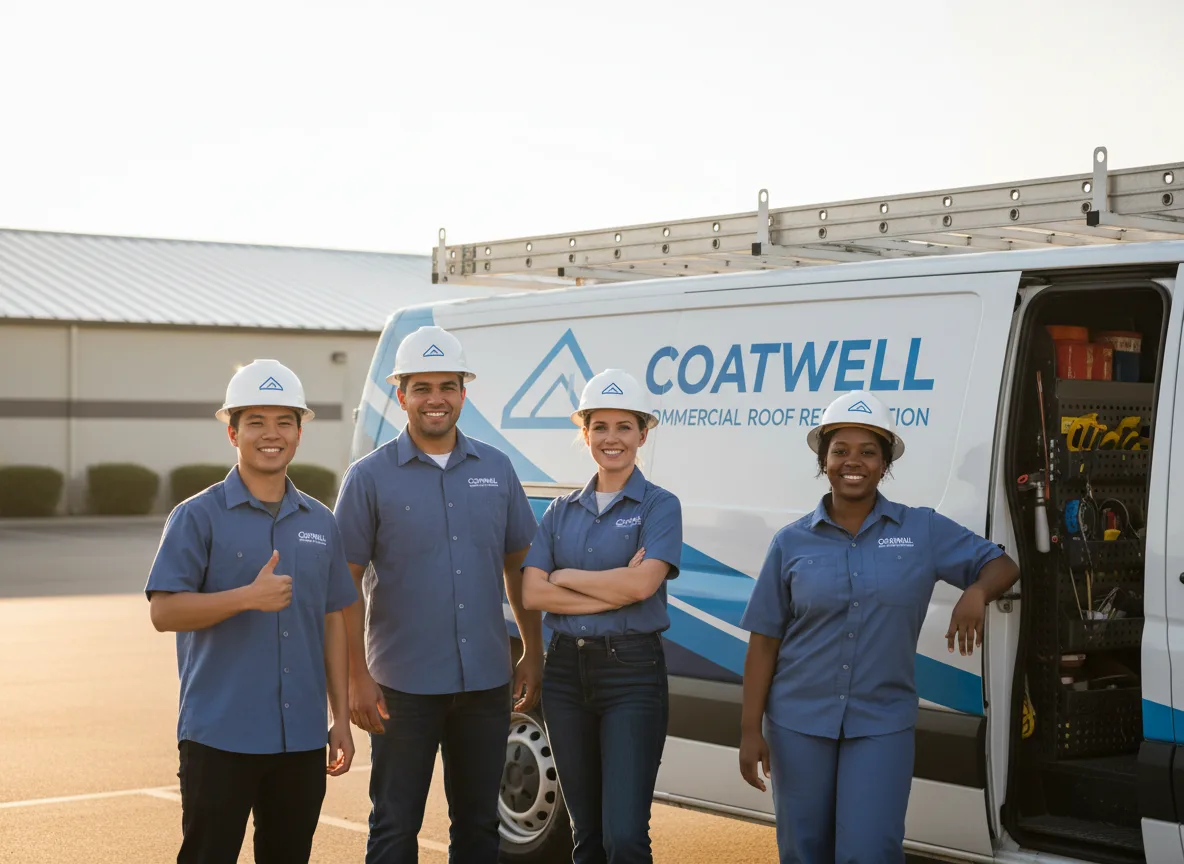 Commercial roof coating company in Lehigh, OK